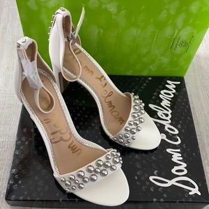 Heeled Sandals Sam Edelman YoSHI WHITE LEATHER